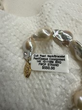 14k Gold Pearl Necklace Beautiful, Vintage. picture