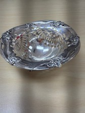 Antique Dominick Haff Sterling Silver Pierced Bon Bon Dish Bowl A Stowell Iris picture