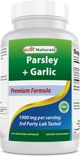 Best Naturals Parsley and Garlic 1000 mg per Serving 250 Vegetarian Capsules. picture