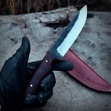 M48 handmade Forged D2 tool steel fixed blade Hunter Skinner knife Bushcraft EDC picture