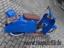 Seat short/tuning for Simson Schwalbe KR51-Brown-THE ORIGINAL picture