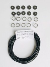 Lionel 61-22 Lamp Contact, R-91 Spring  (10) of each & 10 ft of super flex wire picture