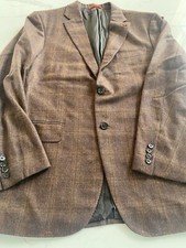 NWT $2895 Isaia Sportcoat - Rusty Plaid - US 44/EU 56  - Nuova Base 