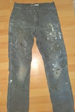 32x34 Painter Distressed Carhartt double knee Work Pants picture