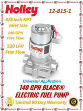 Holley 140 GPH Electric Fuel Pump Street/Strip Carbureted Applications 12-815-1 picture