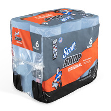 Scotts Kimberly Clark 75146 Blue Shop Towels on a Roll Bundle44; 6 Pack picture