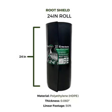Century Products 2 Ft. X 50 Ft. 60Mil Polyethylene Water and Bamboo Barrier picture