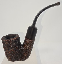 Estate Savinelli Capri 604 KS Oom Paul Rustic Root Briar Pipe -  picture