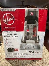 NEW Hoover ONEPWR SmartWash Cordless Carpet Cleaner w/Battery & Charger BH50700V picture