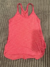 Lululemon Women’s Pink Racerback Scoop Neck Lightweight Stretch Tank Top S picture