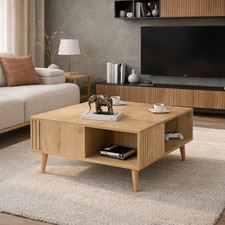 Decorotika Ronas 35 in. Square Coffee Table for Living Room picture