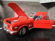Mira Solido 1964 1/2 Ford Mustang Conv. Red 1:18 Scale Diecast Car NO BOX picture