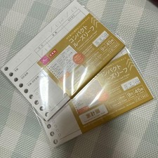 Daiso Compact Loose Leaf Household Budget Book 2 Pack Unused picture