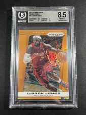 2013 Panini Prizm LeBron James #65 Orange /60 BGS 8.5 picture