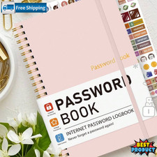 Password Keeper Notebook A-Z Alphabetical Log Book 52 Pages Secure Organizer 1pc picture