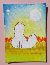 Aceo Original Mixed Media Art Card picture