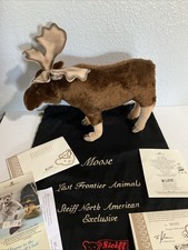 Steiff North American Exclusive Last Frontier Animals Moose 322/1500 picture
