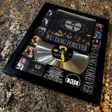 Wu Tang Clan ( WU-TANG FOREVER ) Platinum Music Award Vinyl LP Record CD picture