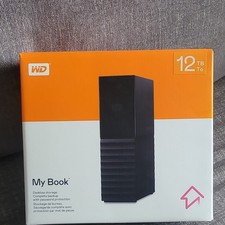 WD My Book 12TB Desktop External HDD USB 3.0 Black Password Protection Mac PC picture