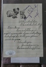 Mary Pickford Signed Autographed Fan Letter Silent Actress JSA COA picture