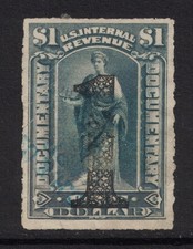 Scott R190- Used- $1 Documentary w/ Surcharge- U.S. Internal Revenue picture