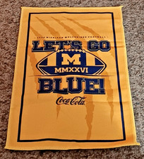 2026 Michigan Football Maize Out Rally Towel SGA v Oklahoma - Coke Coca-Cola picture