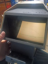Vintage Kodak Ektalite 140 Reader Microfiche Film Viewer - Working Light & Track picture