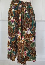 Vintage Zashi Broomstick Skirt Boho Hippy picture