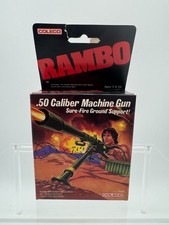 Vintage 1980's 1986 Coleco Toy .50 Caliber Machine Gun Rambo New in Sealed Box picture
