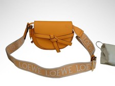 LOEWE gate dual bag mini yellow Shoulder Bag AUTHENTIC picture