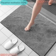 Stone Bath Mat Diatomaceous Earth Shower Mat Non Slip Super Absorbent Quick Dry picture