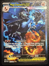 Mega Charizard X ex 125/094 Me02: Phantasmal Flames Holo SIR NM picture