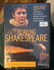 PLAYING SHAKESPEARE  Master  Acting Class Series On 4 DVD Discs. Ex Library  picture