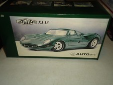 1/18 AUTOART JAGUAR XJ 13 BOXED BUT WITH TERRIBLE PAINT THROUGH OUT SEE PICTURES picture