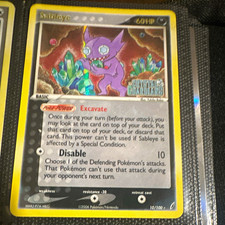 The Pokemon Company Sableye EX Crystal Guardians 10/100 Reverse Holo Rare ENG picture