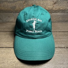 Spanish Bay Pebble Beach Ahead Adjustable Strapback Green Golf Hat Cap picture