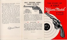 ANTIQUE COLT FIREARMS TRI-FOLD BROCHURE 