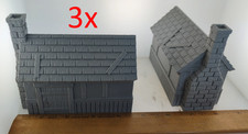 6 Village of Verell houses 28mm terrain FAST SHIP|Alternate Wargaming Miniature picture