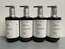4 PACK KORRES Fresh Citrus Shampoo Conditioner Shower Gel Set lot 10oz each picture