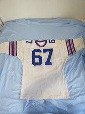 Vintage 1960s-70's Football Jersey Russell #67 Made in USA Alliance Aviators OH picture