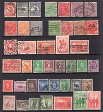 Australia 1913-42 Selection 42 Used Stamps With Better CV$100 picture