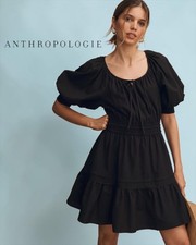 ✨ NWT Anthropologie The Somerset Mini Dress: Puff-Sleeve Edition Size SP ✨ picture