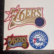 Philadelphia 76ers iron on patch Throwback Vintage picture