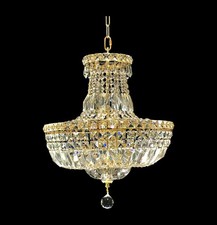 Luxury Gold Crystal Chandelier Pendant Ceiling Light Elegant Sparkling Fixture picture