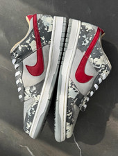 Nike Dunk Premium Low Splatter Men's Low Top Sneakers Gray/Red/White 305979-061 picture