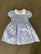 Janie and Jack “Charlotte” floral smocked dress - size 12-18 months (toddler) picture