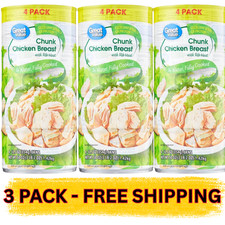 Great Value Chunk Chicken Breast, 12.5 Ounce Can (4 Count) New, 3 Pack picture
