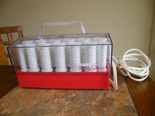 Vtg Clairol Style Setter Heated Curlers Hair Rollers Model C-20 S-Z - No Clips picture