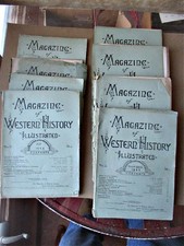14 Issues, MAGAZINE of WESTERN HISTORY, Illust, 1885 - 86, Developing US History picture