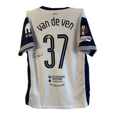 Micky van de Ven Signed Shirt PROOF ACG Authentication JERSEY SPURS TOTTENHAM picture